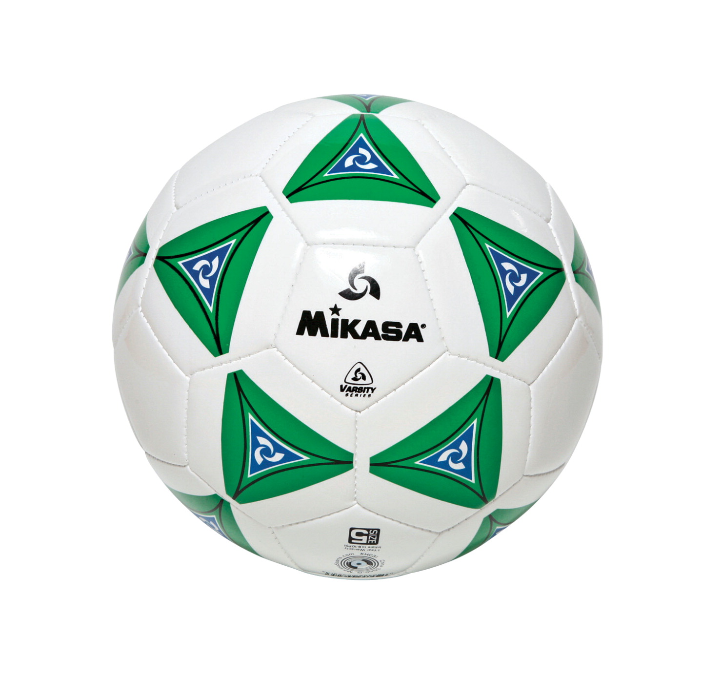Mikasa Sports Usa Mikasa Deluxe Soccer Football Futbol Ball Size 3 White With Green New SS30-G