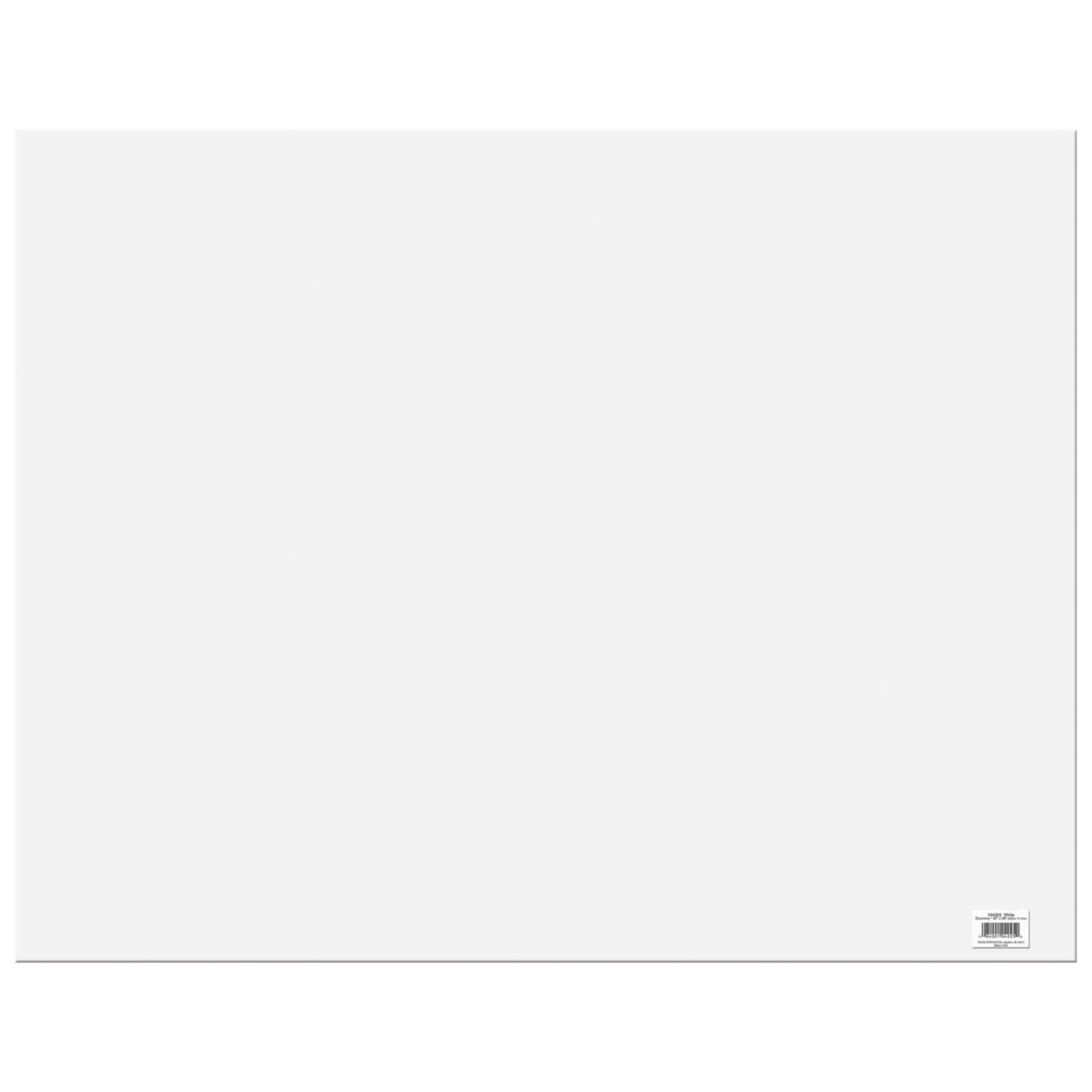 Pacon Economy Poster Board, 22 x 28 Inches, White, Pack of 100