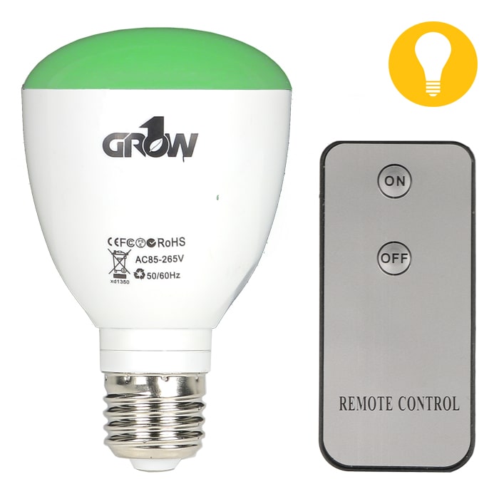 Dl Wholesale Inc Grow1 Green Led Light Bulb W Remote