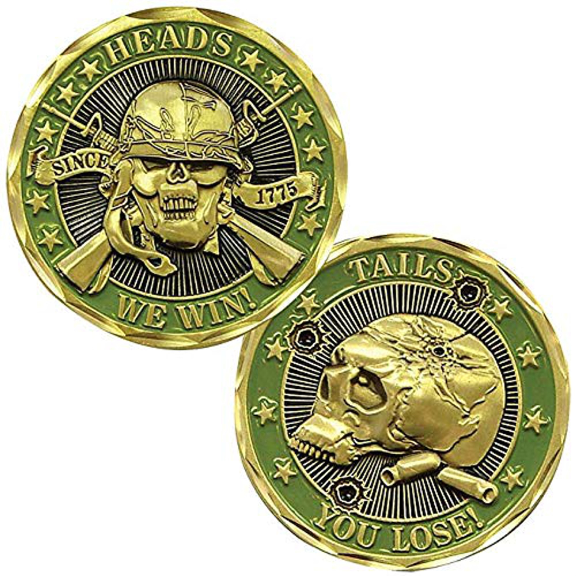 blinkee Heads We Win Tails You Lose Challenge Bronze Coin
