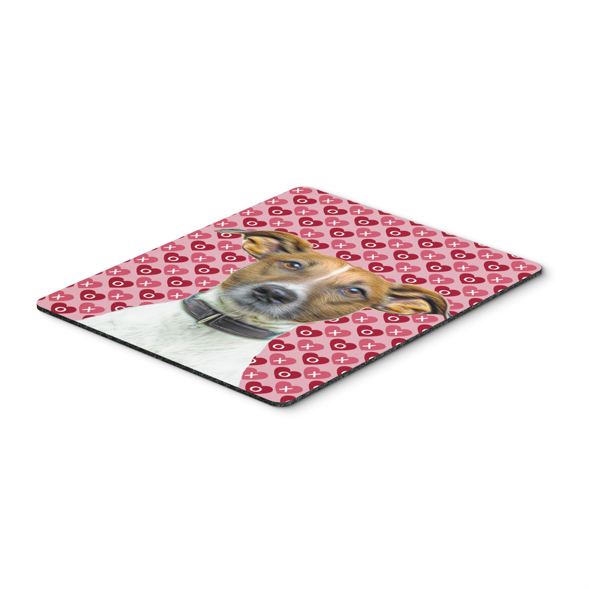 Caroline's Treasures "Caroline's Treasures Hearts Love and Valentine's Day Jack Russell Terrier Mouse Pad, Hot Pad/Trivet (KJ1190MP)"