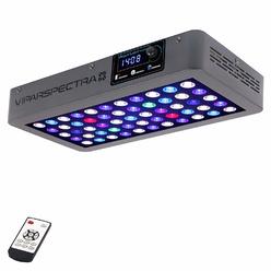 VIPARSPECTRA Timer Control 165W LED Aquarium Light Dimmable Full Spectrum for Coral Reef Grow Fish Tank
