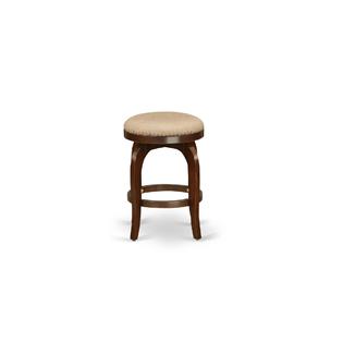 East West Furniture S024 303 Bedford, Bar Stool 24 Seat Height