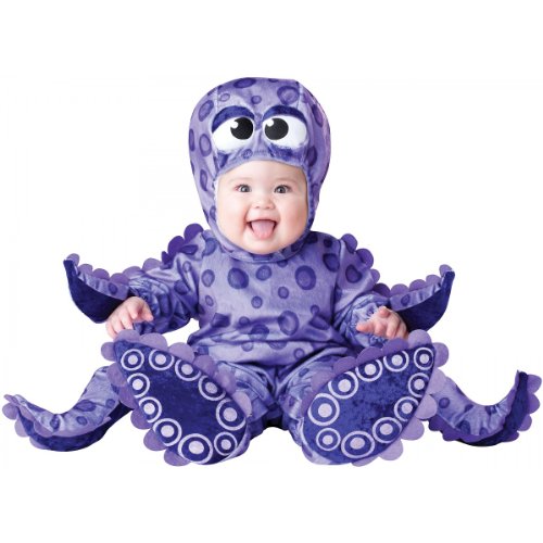 Fun World Costumes InCharacter Costumes Baby's Tiny Tentacles Octopus Costume, Purple, Medium