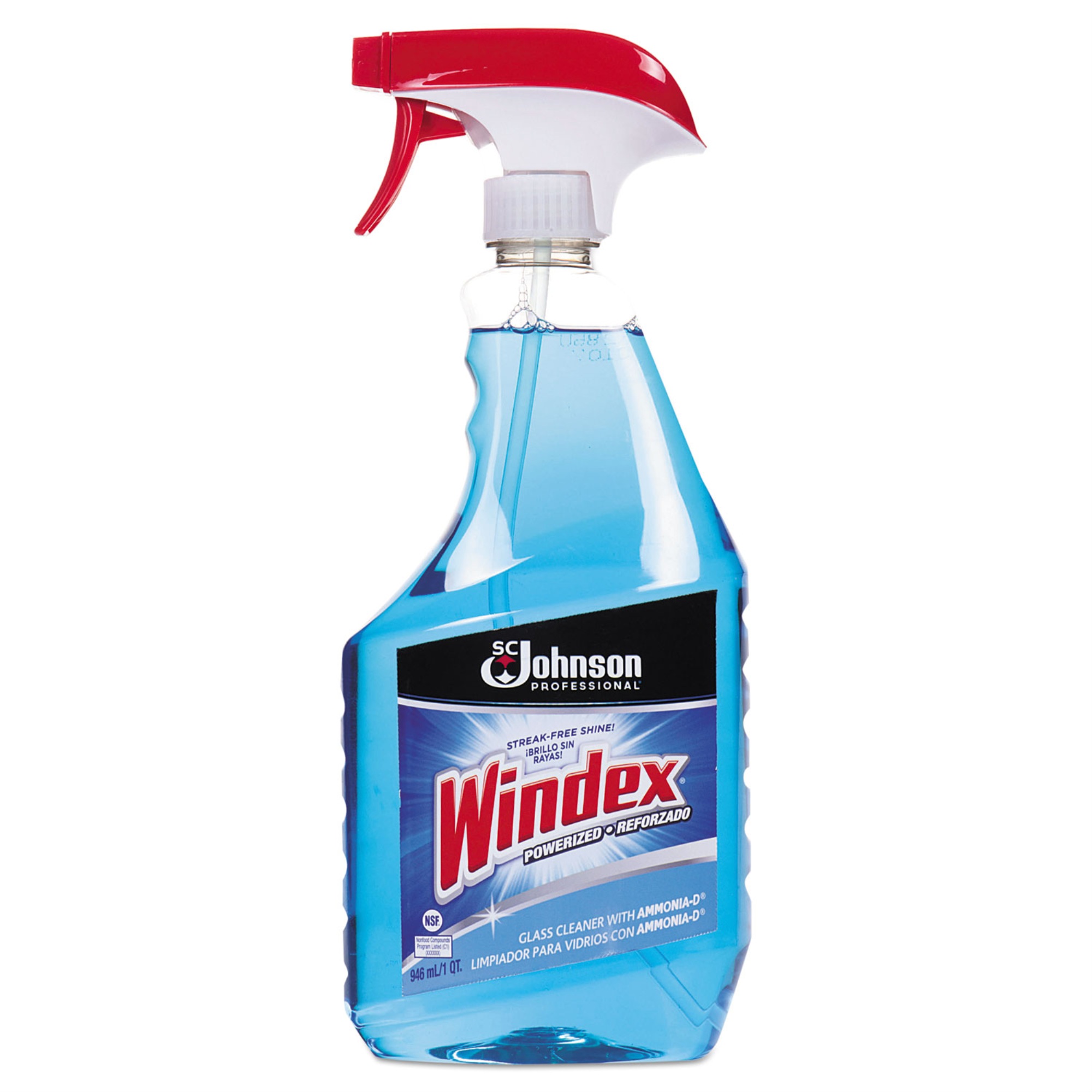 Essendant, Inc Windex, SJN695237, Glass Cleaner with Ammonia-D - Capped with Trigger, 1 Each, Blue