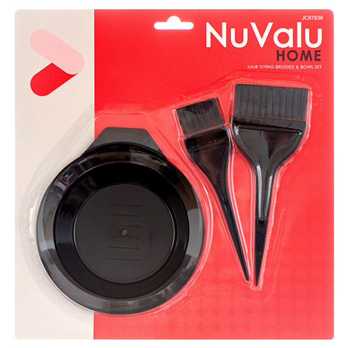 Concord Import 330159 Nuvalu Hair Dying Brushes Bowl Set Wholesale, (24 -  Pack)