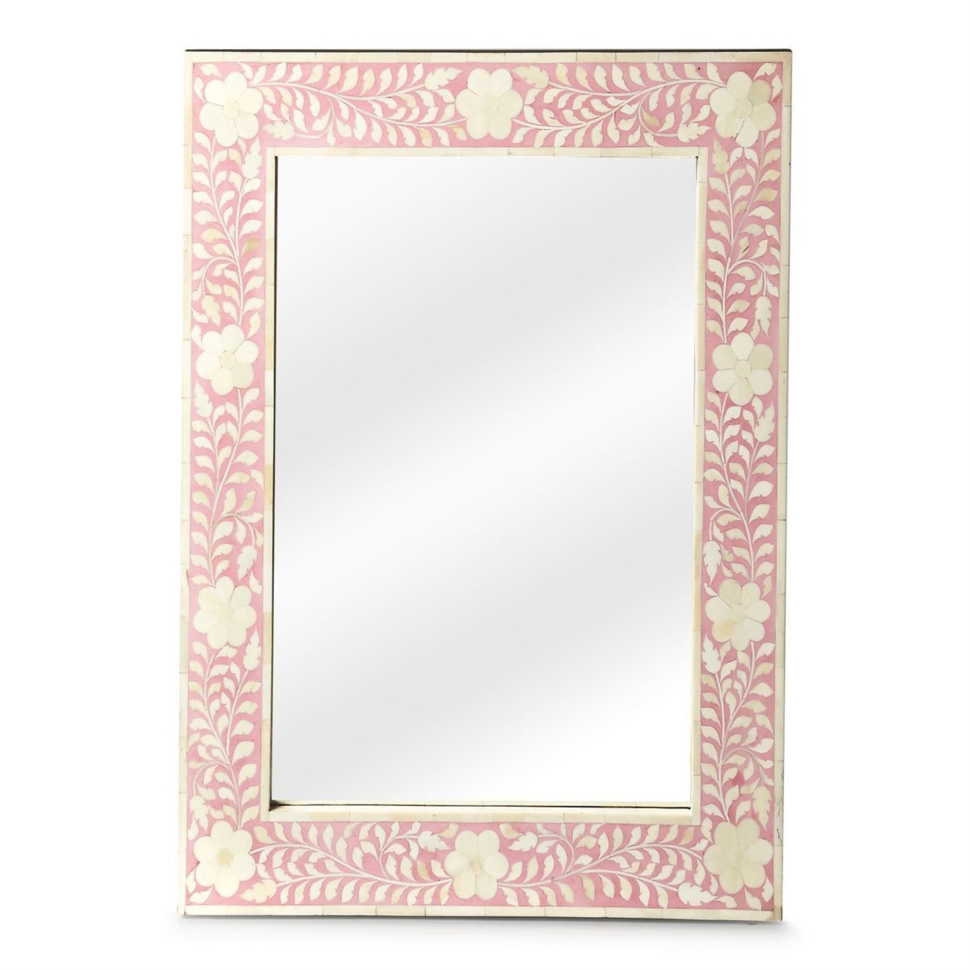 Ergode Vivienne Pink Bone Inlay Wall Mirror