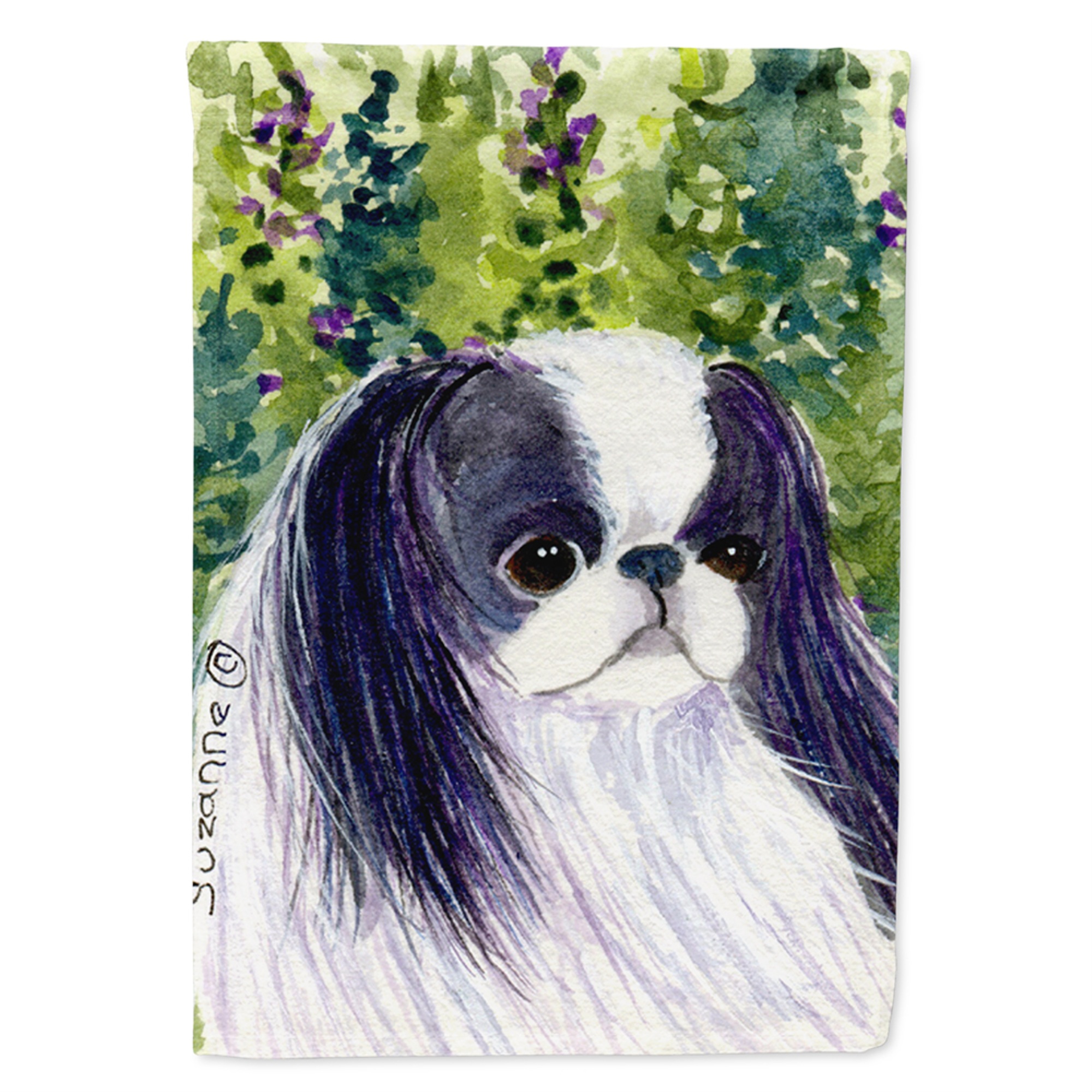 Caroline's Treasures "Caroline's Treasures SS8730CHF Japanese Chin Flag Canvas, Large, Multicolor"