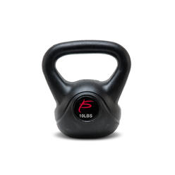 ProSource Vinyl Kettlebell Weights for Full Body Workouts, 10pounds