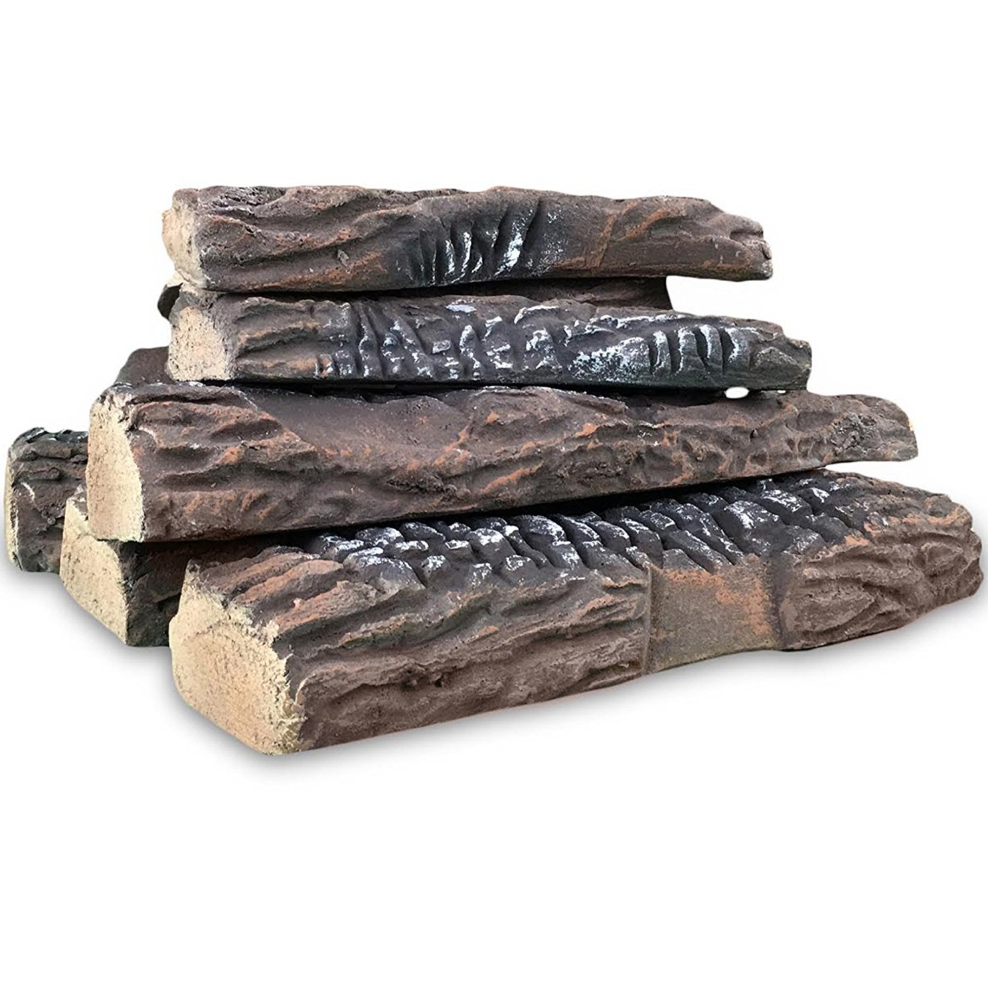 Gas Fireplace Fire Pit Logs, Ceramic Logs For Fire Pit