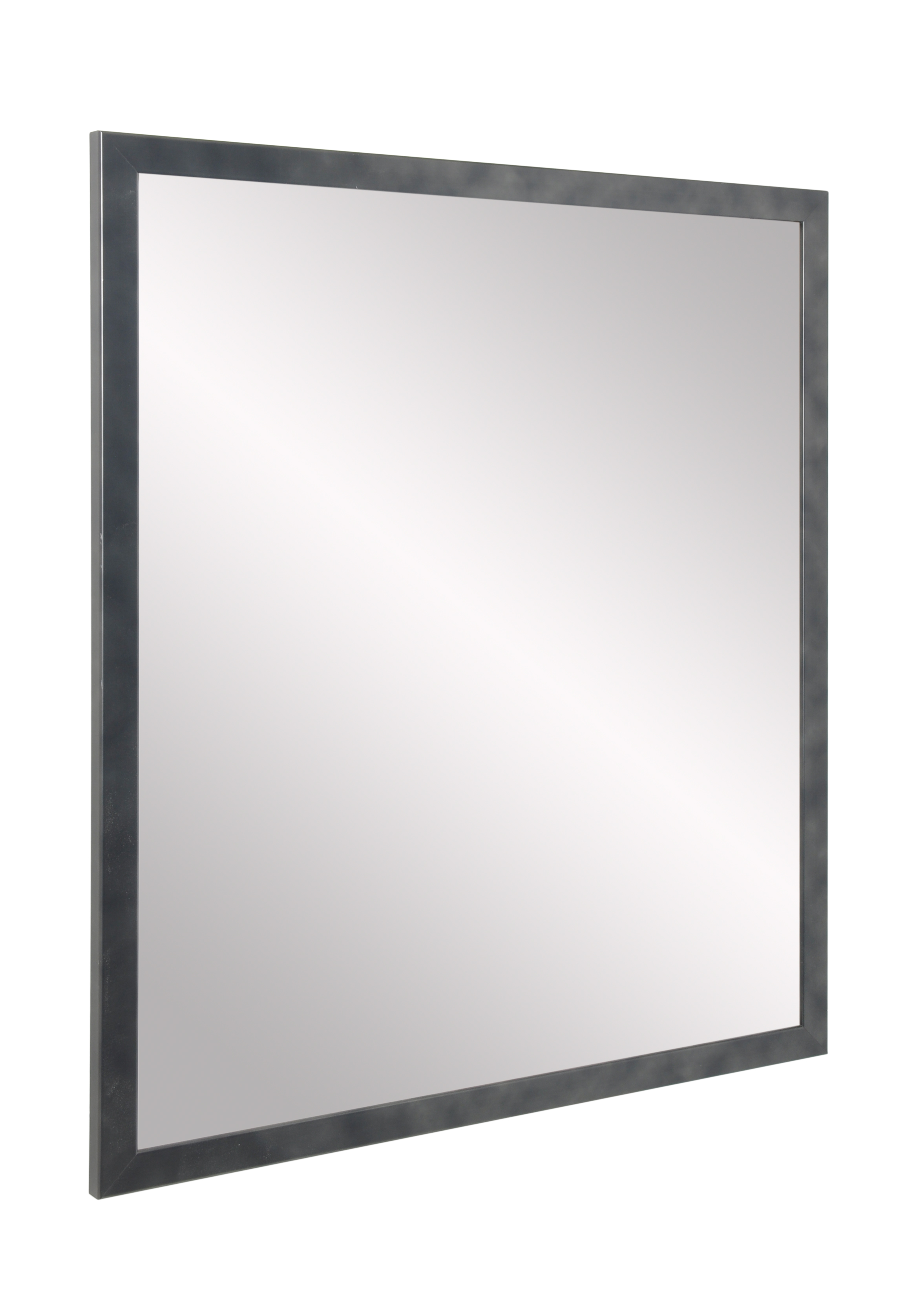 BrandtWorks Slim Cut Gunmetal Accent Mirror