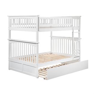 Atlantic Columbia Bunk Bed Full Over, Columbia Bunk Bed With Trundle