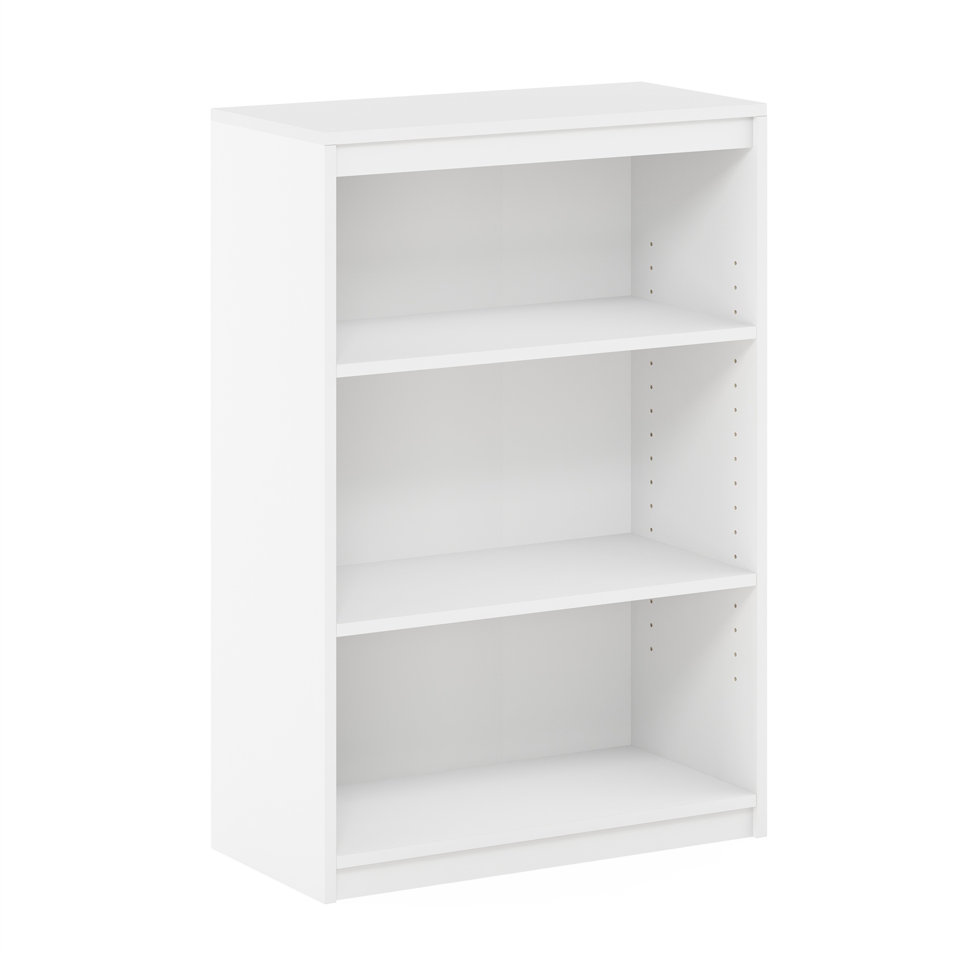 FURINNO Gruen 3-Tier Bookcases, White