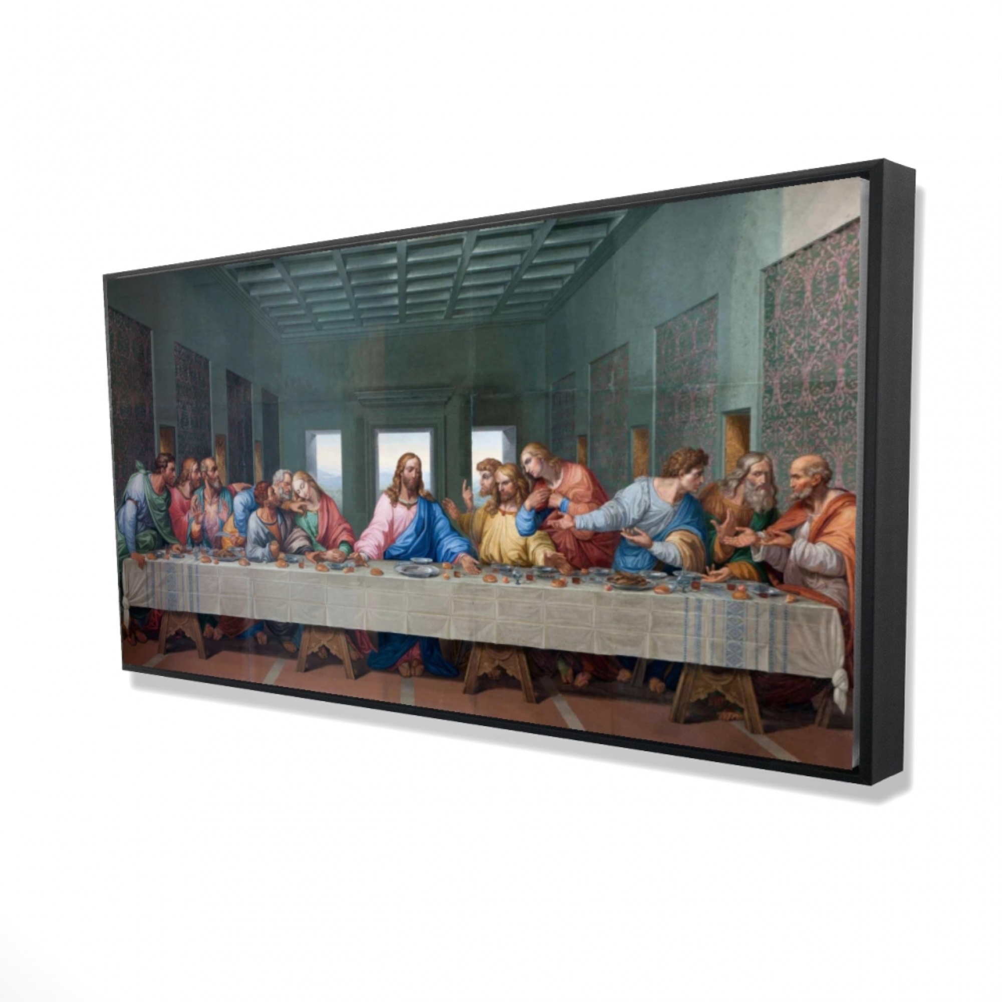Begin The Last Supper - Framed Print on canvas by Begin Edition