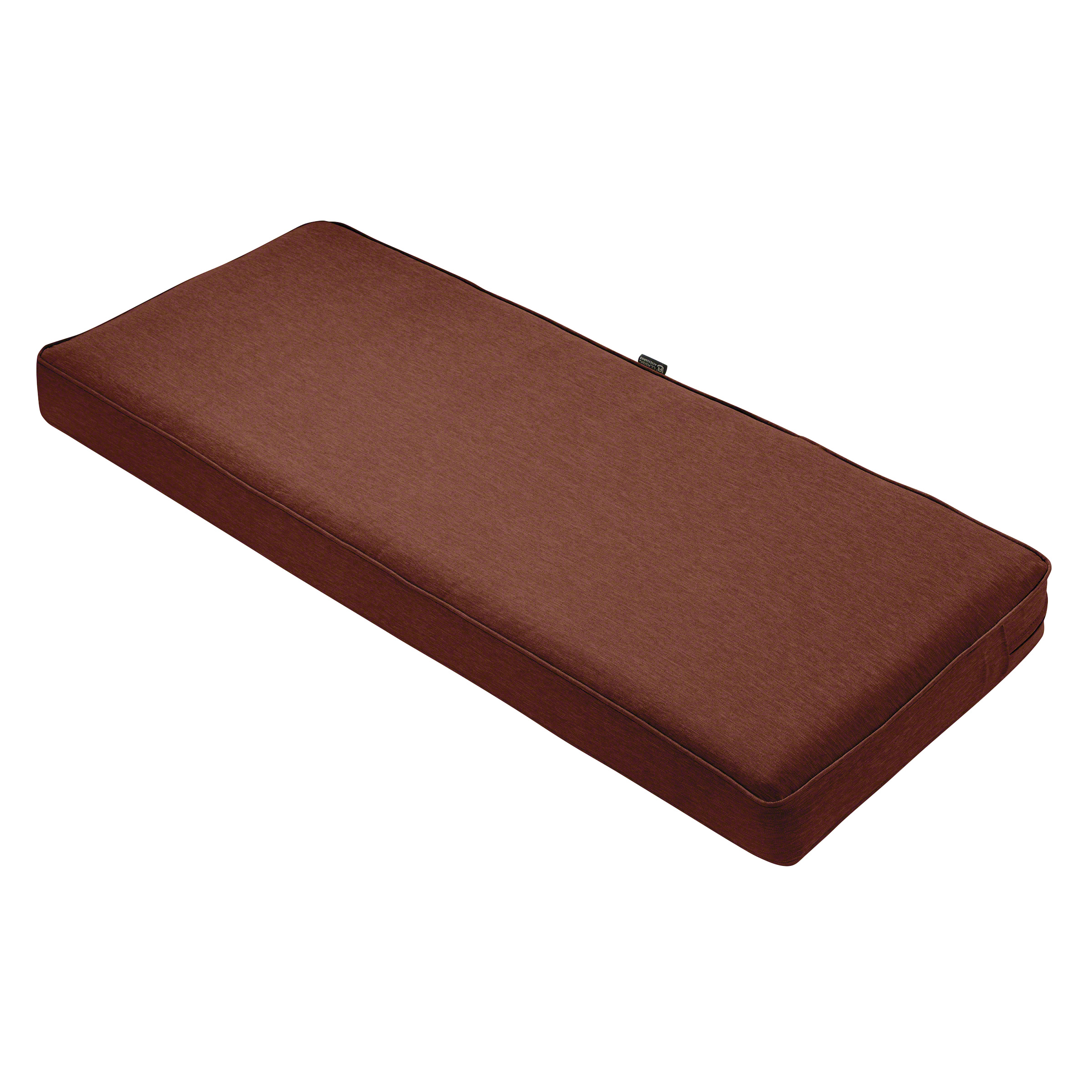Classic Accessories Montlake Bench Cushion Foam & Slip Cover, Heather Henna,