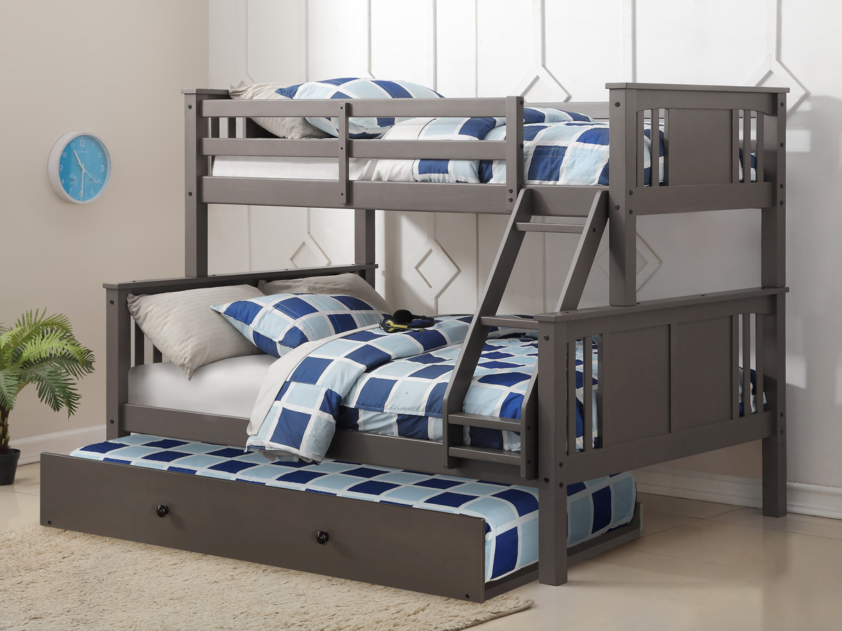 Co Twin Full Princeton Bunk Bed, Donco Bunk Bed With Trundle