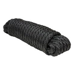 Extreme Max 3008.0046 0.62 x 100 ft. Solid Braid MFP Utility Rope, Black