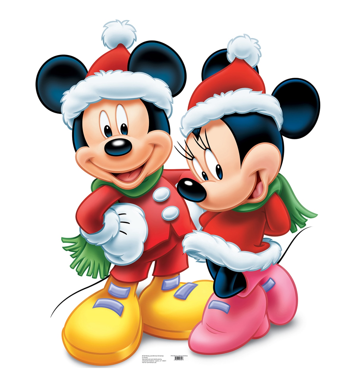 Photo 1 of Advanced Graphics Mickey & Minnie Christmas