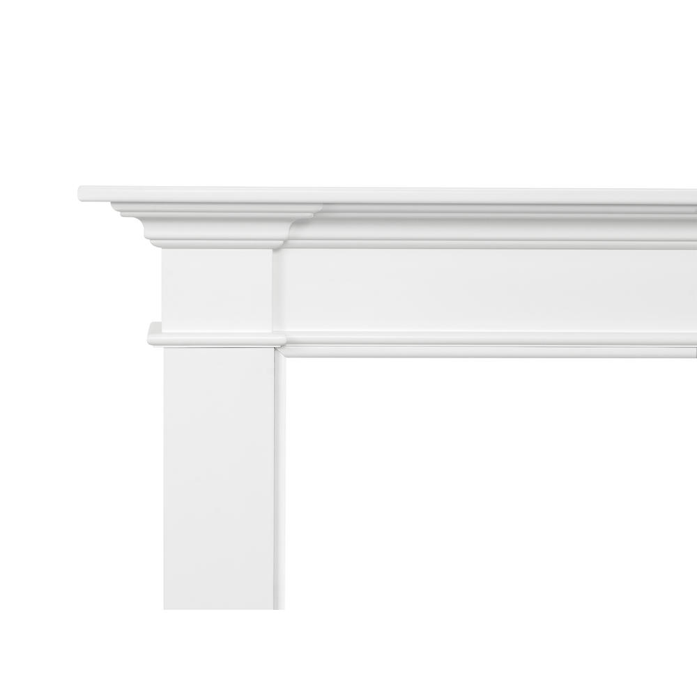 Pearl Mantels Corp. The Radford 56" Fireplace Mantel MDF White Paint