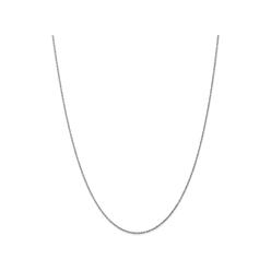 FJC Finejewelers 18 Inch 14k White Gold .8mm Polished Light Baby Rope Chain Necklace