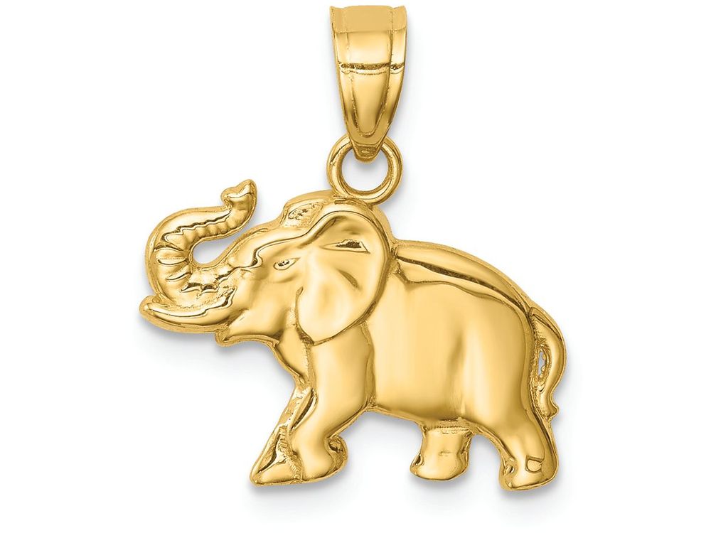 FJC Finejewelers 14k Yellow Gold Elephant Charm