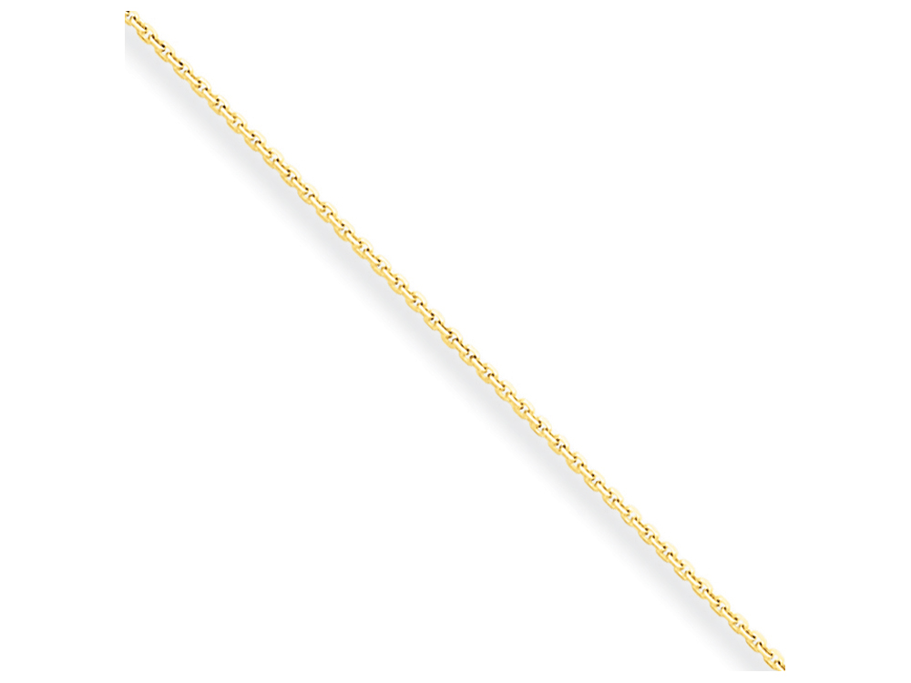 FJC Finejewelers 18 Inch 10k .6mm bright-cut Cable Chain Necklace in 10 kt Yellow Gold