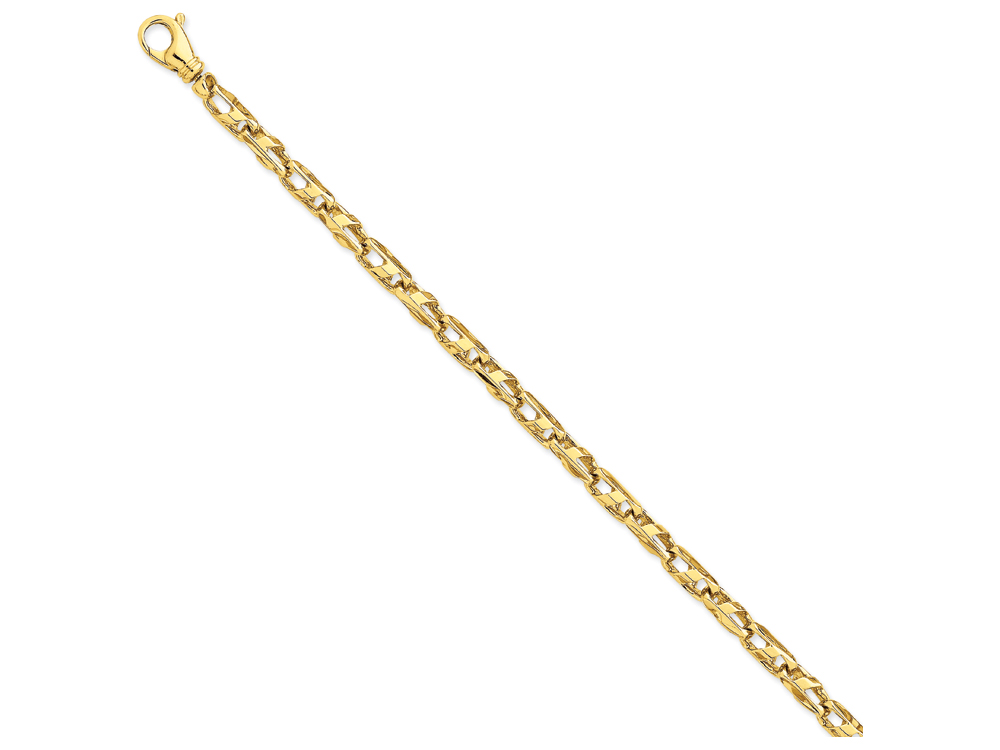 FJC Finejewelers 8 Inch 14k Yellow Gold 5.25mm Fancy Link Chain Bracelet