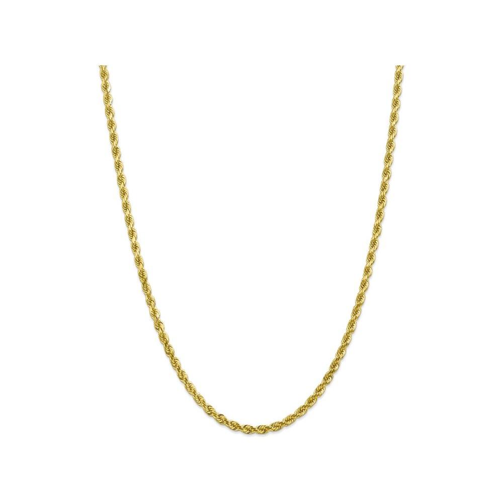 FJC Finejewelers 22 Inch 10k 4mm Handmade bright-cut Rope Chain Necklace in 10 kt Yellow Gold