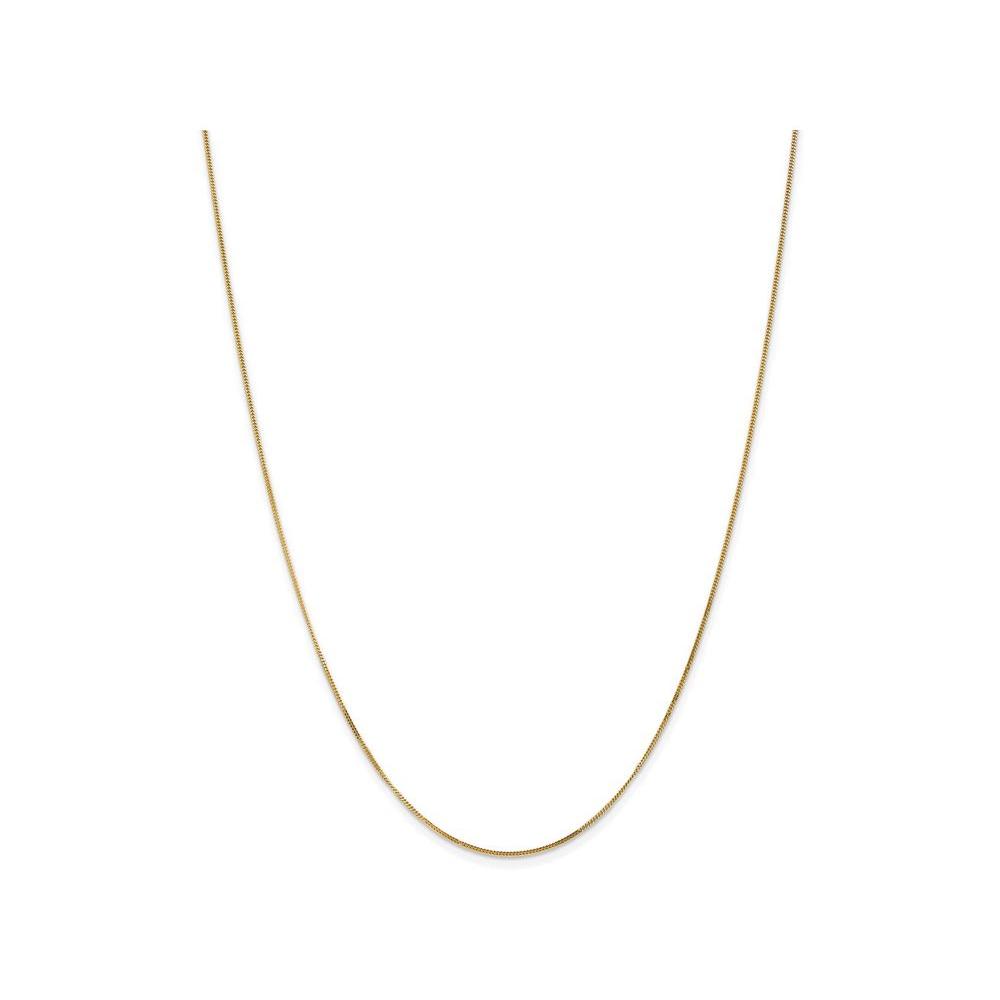 FJC Finejewelers 24 Inch 14k Yellow Gold .9mm Curb Chain Necklace