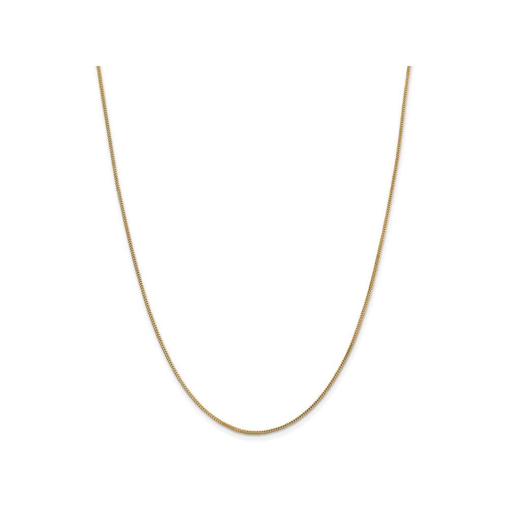 FJC Finejewelers 24 Inch 14k Yellow Gold .9mm Solid Polished Franco Chain Necklace