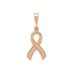 FJC Finejewelers 10 kt Rose Gold Themed Awareness Charm 30 mm x 12 mm