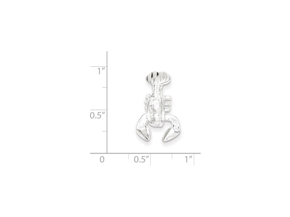 FJC Finejewelers Sterling Silver Lobster Chain Slide Charm