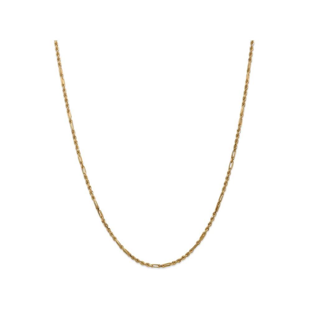 FJC Finejewelers 30 Inch 14k Yellow Gold 2.5mm Milano Rope Chain Necklace