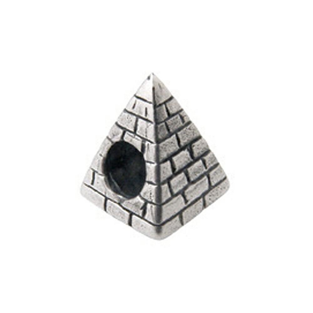 Zable Sterling Silver Pyramid Bead / Charm