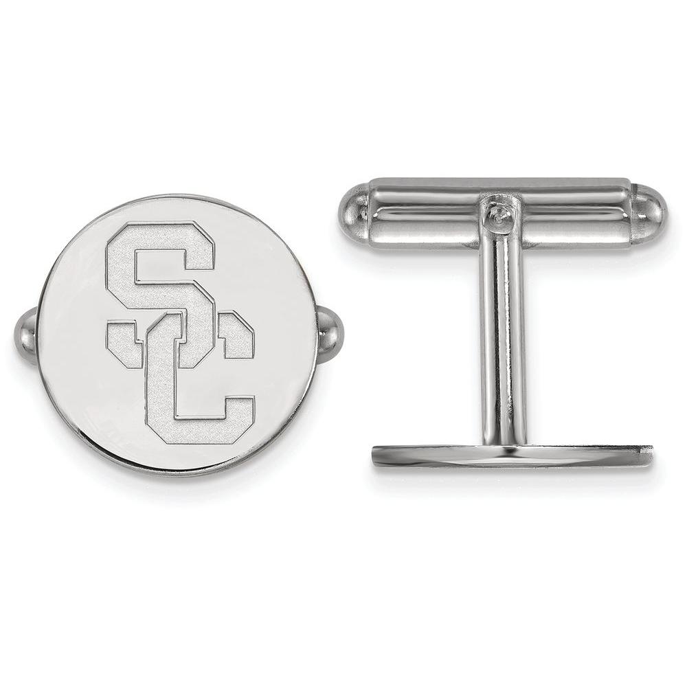 Logoart Sterling Silver University Of Southern California Cuff Link