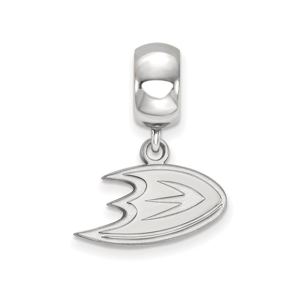 LogoArt Sterling Silver Anaheim Ducks Bead Charm Charm Xs Dangle Bead Charm