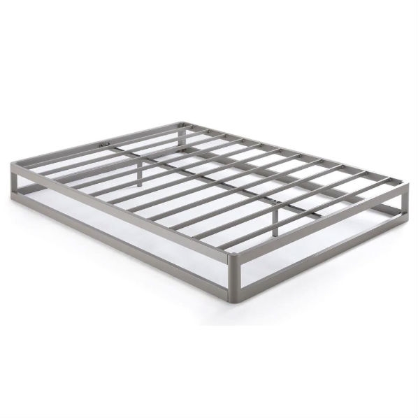 Daily Boutik King Size Modern Low Profile Heavy Duty Metal Platform Bed Frame Profile Heavy Duty Metal Platform Bed Frame, King Size Metal Platform Bed