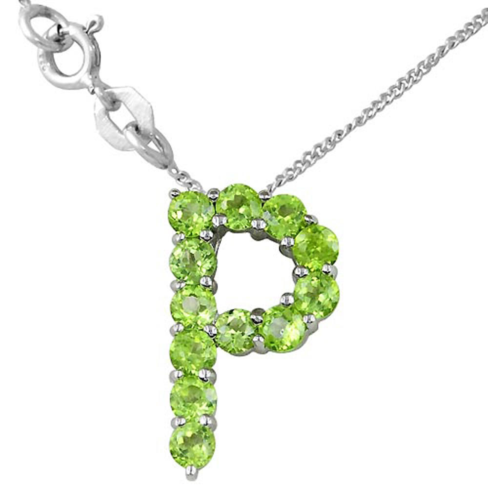 Orchid Jewelry 1.44 Carat Peridot Eye-catchy and Beguiling Rhodium Plated Sterling Silver Pendant