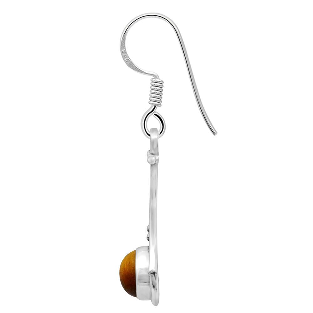 Orchid Jewelry 925 Sterling Silver 2.20 Carat Tiger Eye Handmade 