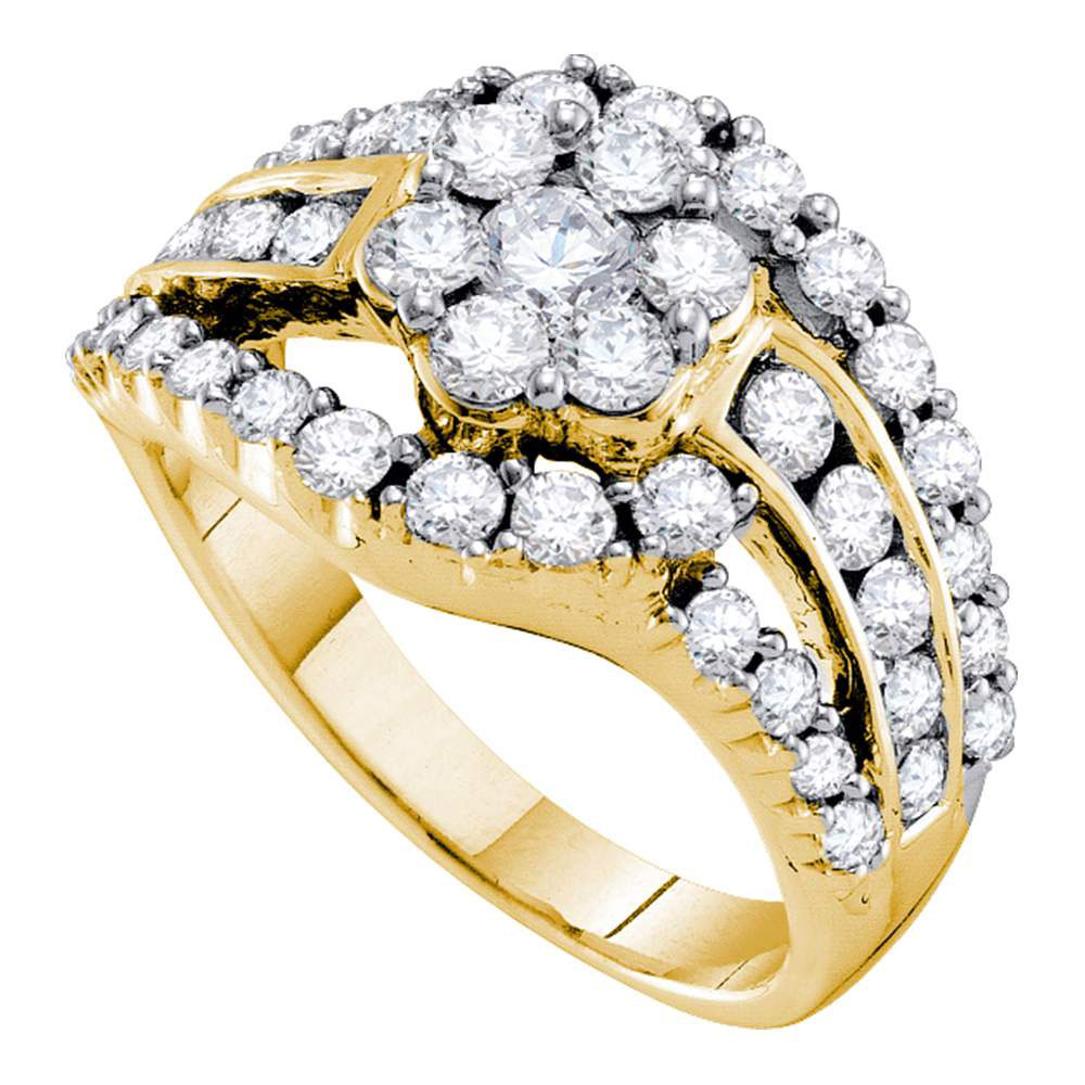 TheJewelryMaster 2.00ctw Round Diamond Engagement Ring