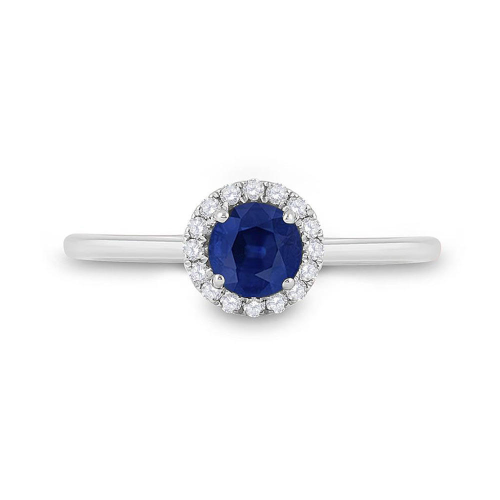 TheJewelryMaster 0.25ctw Princess Shape Round Micro-Pave Diamond Engagement Ring