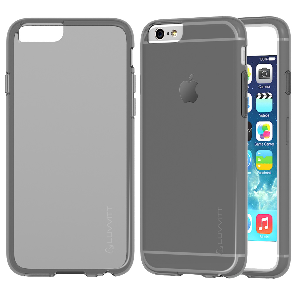 LUVVITT FROST iPhone 6 / 6s Case | Flexible TPU Rubber Back Cover - Clear
