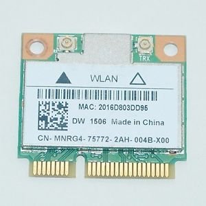It Surplus Liquidators B8gejnzbp Mxx0d Wifi Card Atheros Ar5b125 Dw1506 Mini Pci E 802 11b G N Inspiron 15 3531