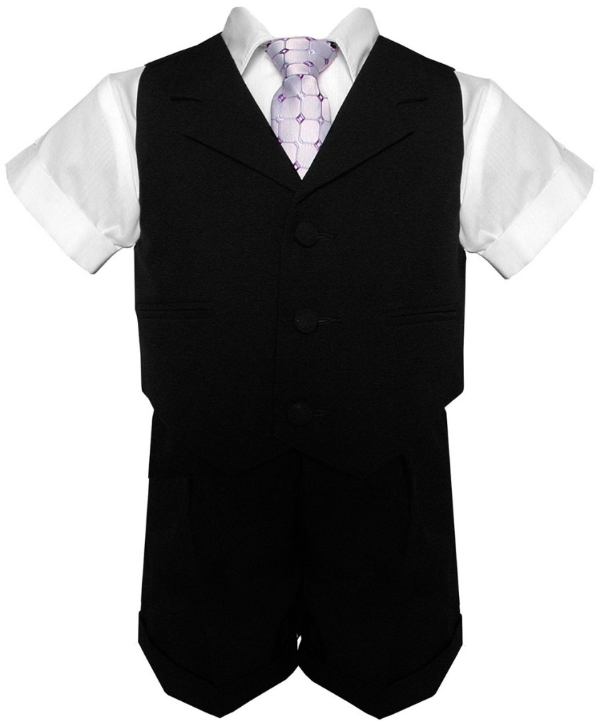 Gino Giovanni Baby-boys Summer Suit Vest Short Set