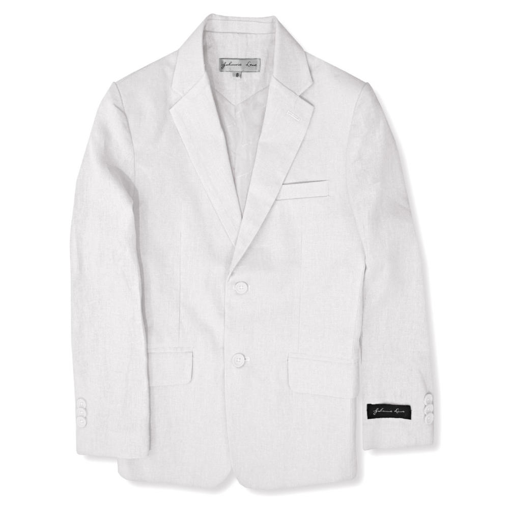 Johnnie Lene Boys Cotton/Linen Blend Blazer Jacket