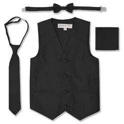 Johnnie Lene Boys Formal Tuxedo Vest Set