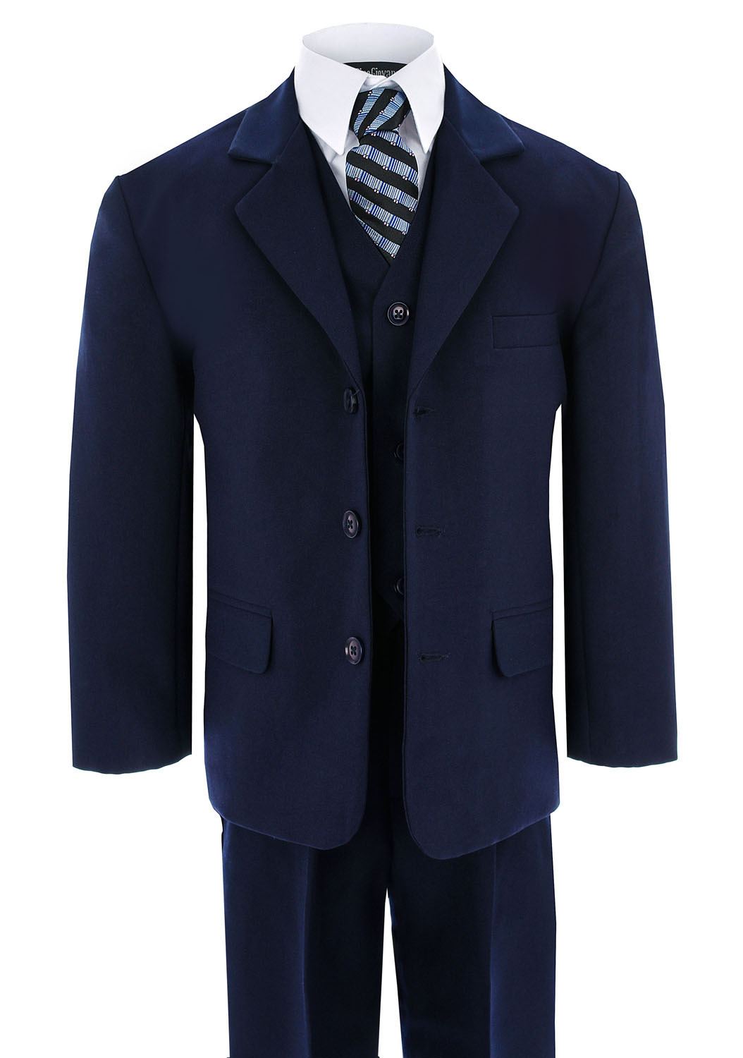 Gino Giovanni Formal Boy Navy Blue Suit From Baby to Teen