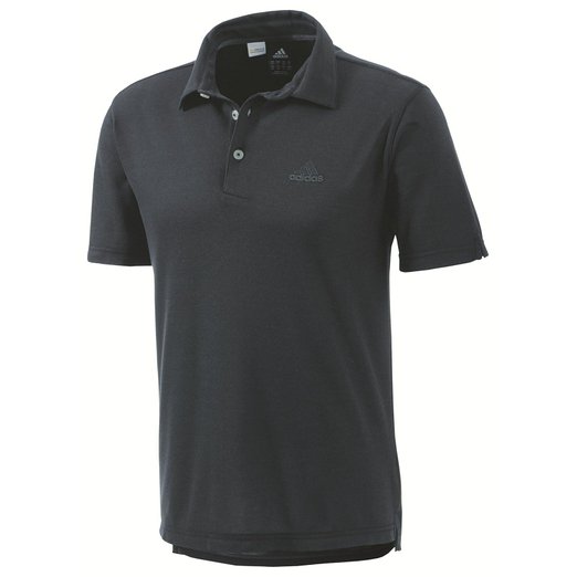 Adidas Men's HT Hiking Polo Short Sleeve Shirt Black Dark Shale Z20679