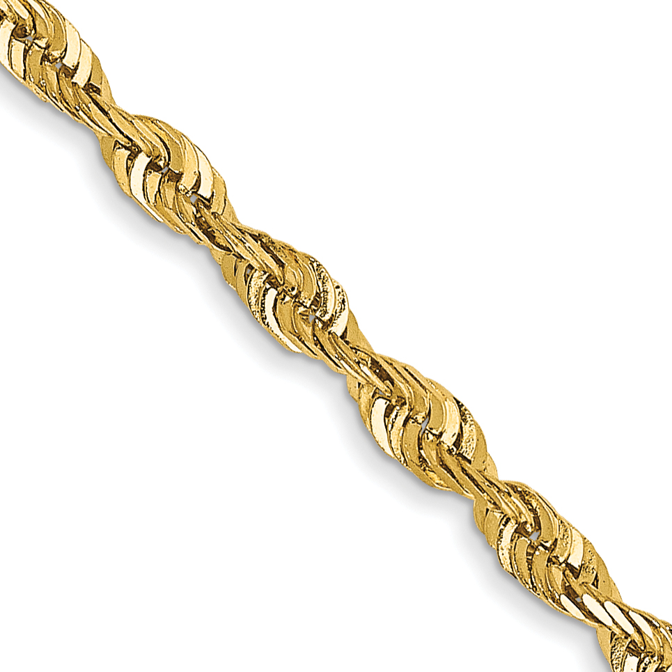 Core Gold 14k 2.15mm D/C Extra-Light Rope Chain
