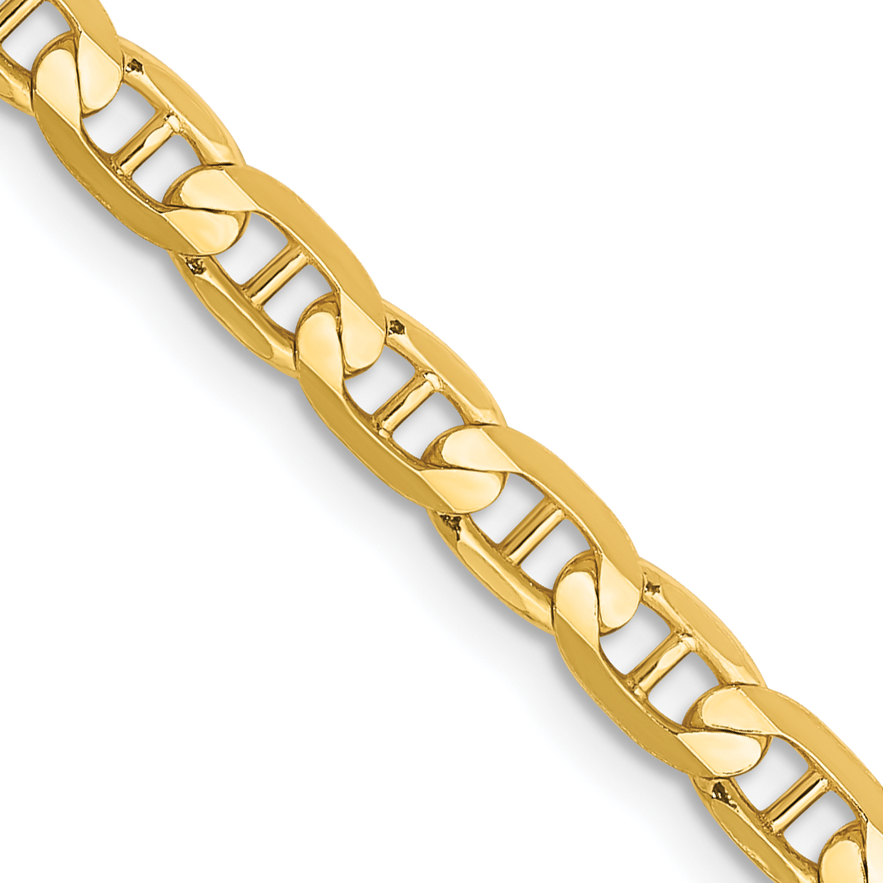 Core Gold 14k 3.75mm Concave Anchor Chain